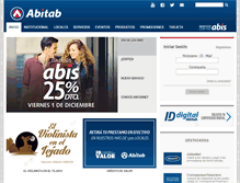 Tablet Screenshot of abitab.com.uy